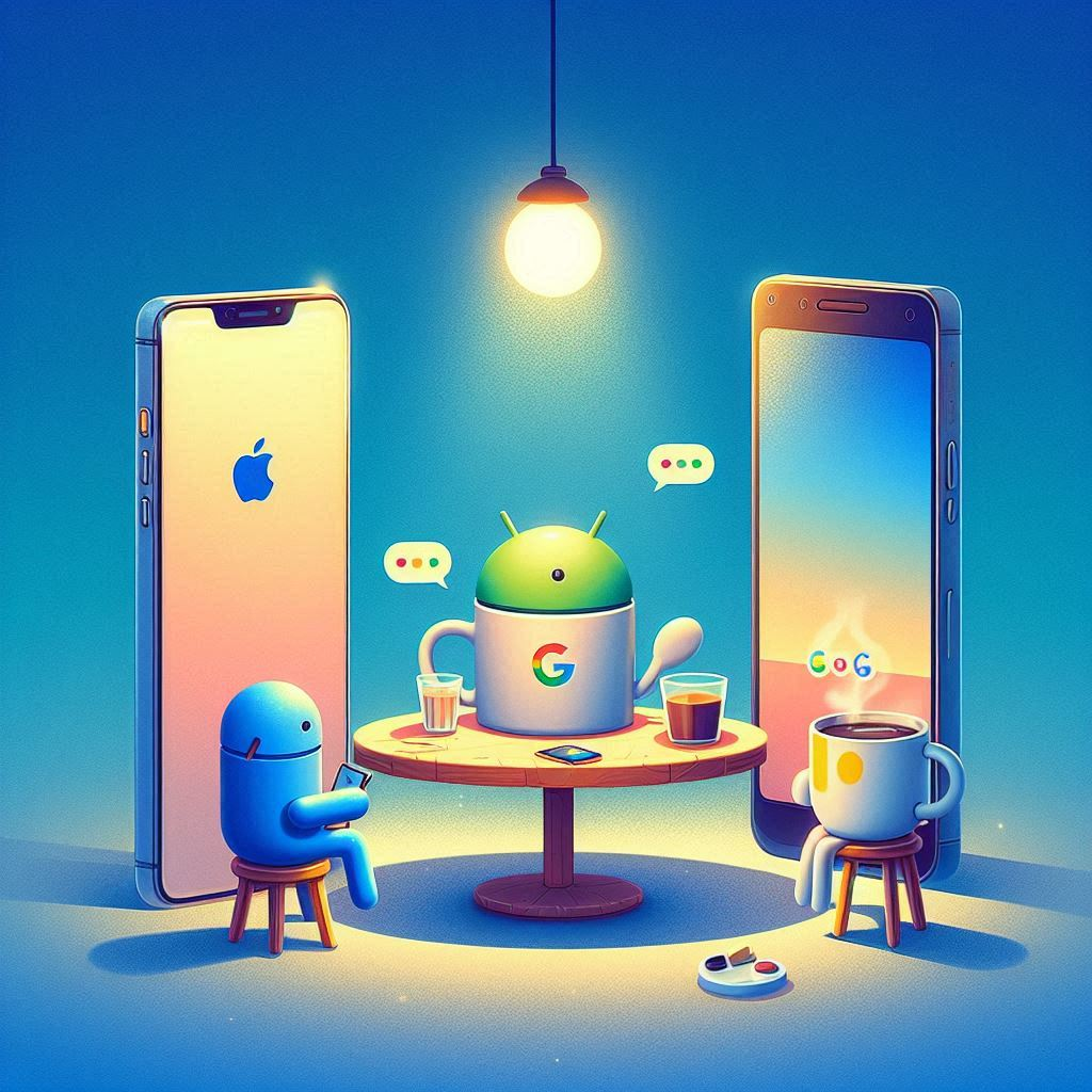 What if: iPhone, Galaxy and Pixel had a conversation (today)?